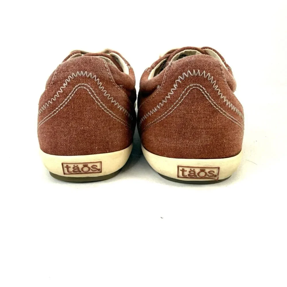 Taos STAR Women's Athletic Shoes Size 10 Salmon Canvas Sneakers Casual